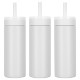 Elyse Leak Proof Vacuum Silicone Straw Tumbler, 22oz.