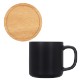 Dalton Ceramic Mug w/ Bamboo Lid/Coaster, 12oz.