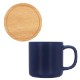 Dalton Ceramic Mug w/ Bamboo Lid/Coaster, 12oz.