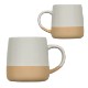 Artisan Ceramic Mug w/ Clay Base, 15oz.