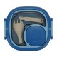 Gourmet Microwaveable Lunch Box w/ Utensils