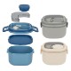 Gourmet Microwaveable Lunch Box w/ Utensils
