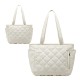 Villa Quilted Nylon Travel Tote