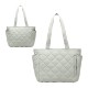 Villa Quilted Nylon Travel Tote