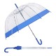 Dome Auto-Open Clear-View Umbrella, 46" Arc