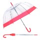 Dome Auto-Open Clear-View Umbrella, 46" Arc