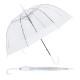 Dome Auto-Open Clear-View Umbrella, 46" Arc
