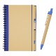 Eco-Inspired Spiral Notebook & Pen, 7" x 10"