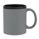 Smooth Rubberized Finish Ceramic Mug, 11oz.