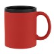 Smooth Rubberized Finish Ceramic Mug, 11oz.