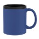 Smooth Rubberized Finish Ceramic Mug, 11oz.