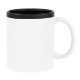 Smooth Rubberized Finish Ceramic Mug, 11oz.