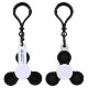 Push Pop Fidget Spinner Keyring