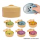 Glitter Dumpling Squishy Stress Toy w/ Steamer Basket