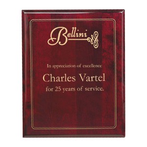 Classic Rosewood Award Plaque, 8" x 10" - JA4550