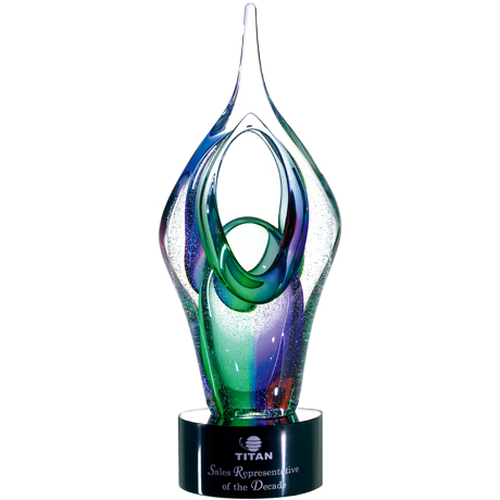 Product Photo 1 Kara Art Glass Award, 13-5/16"