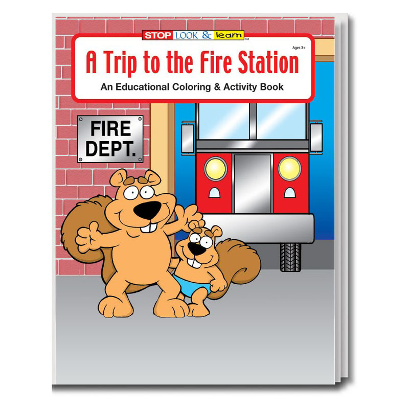 Product Photo 1 A Trip to the Fire Station Coloring Book, Stock