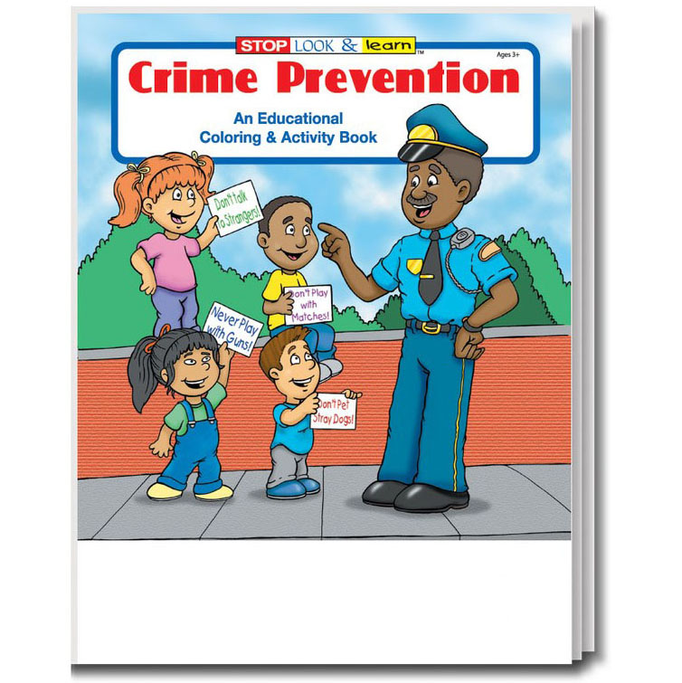 Product Photo 1 Crime Prevention Coloring Book, Stock