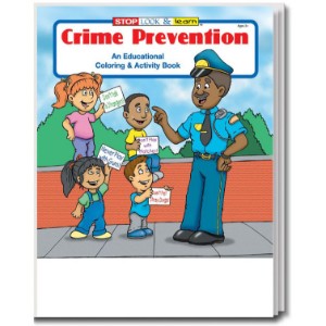 Crime Prevention Coloring Book, Stock - CLB561