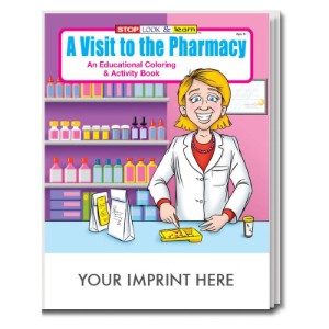 A Visit to the Pharmacy Coloring & Activity Book - CLB600