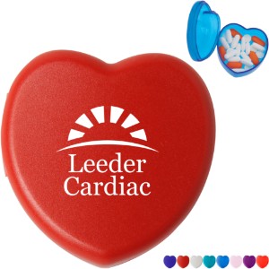 Heart Pocket Pill Box, Single Compartment - EV2370