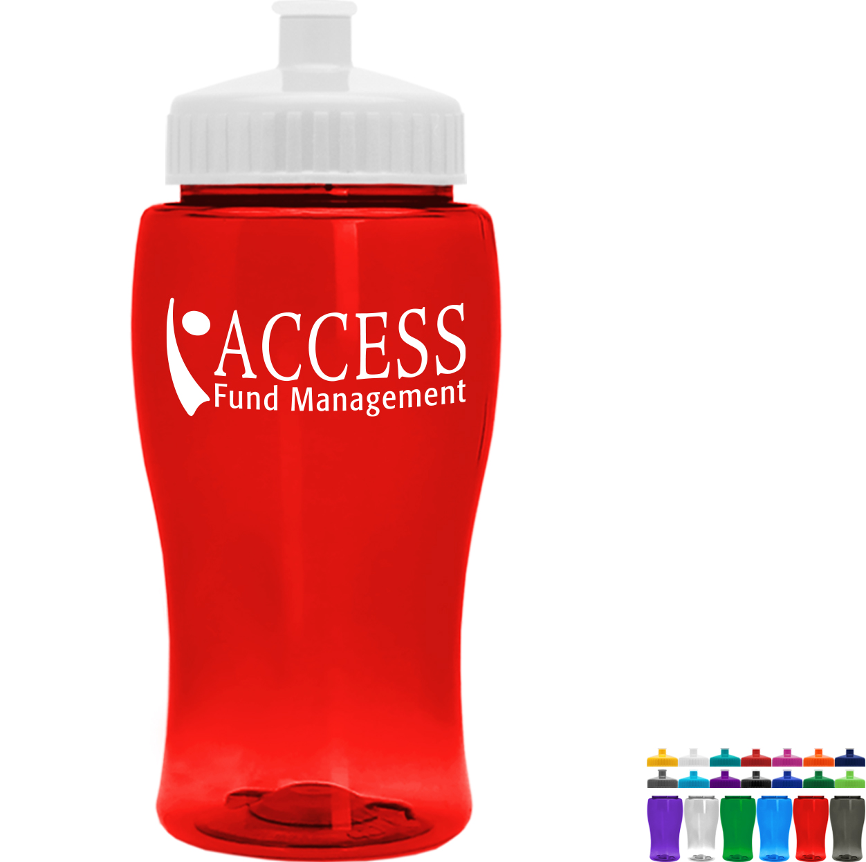 Product Photo 1 Mini Transparent Sports Bottle, 18oz. - Push Pull Lid