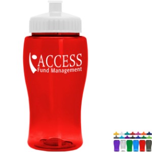 Mini Transparent Sports Bottle, 18oz. - Push Pull Lid - GY2950