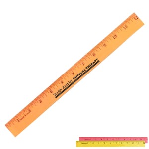Fluorescent Wood Ruler, 12" - AK2850