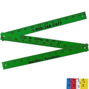 Enamel Finish Folding Yardstick - AK2895