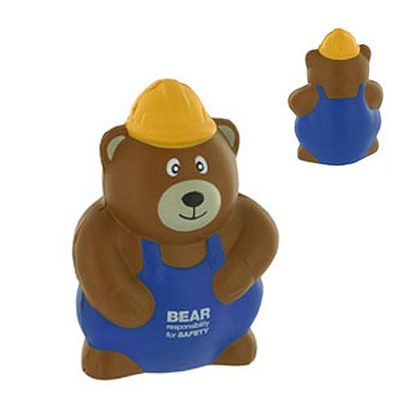 Product Photo 1 Construction Worker Bear Stress Reliever