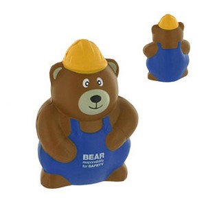 Construction Worker Bear Stress Reliever - AR5440