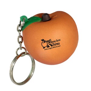 Peach Stress Reliever Key Chain - AR1600