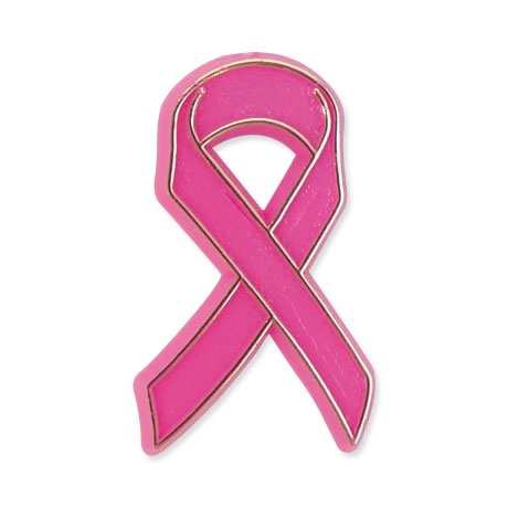 Product Photo 1 Pink Ribbon Plastic Lapel Pin, Stock