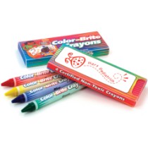Color-Brite Crayons, 4 Pack