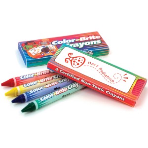 Color-Brite Crayons, 4 Pack - AK1100