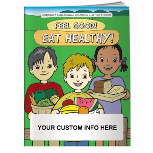 Feel Good Eat Healthy Coloring & Activity Book - CLB906
