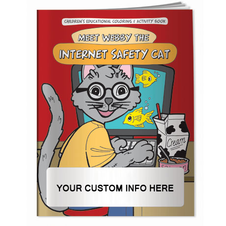 Product Photo 1 Webby the Internet Safety Cat Coloring & Activity Book