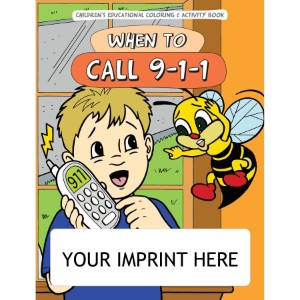 When to Call 911 Coloring & Activity Book - CLB909