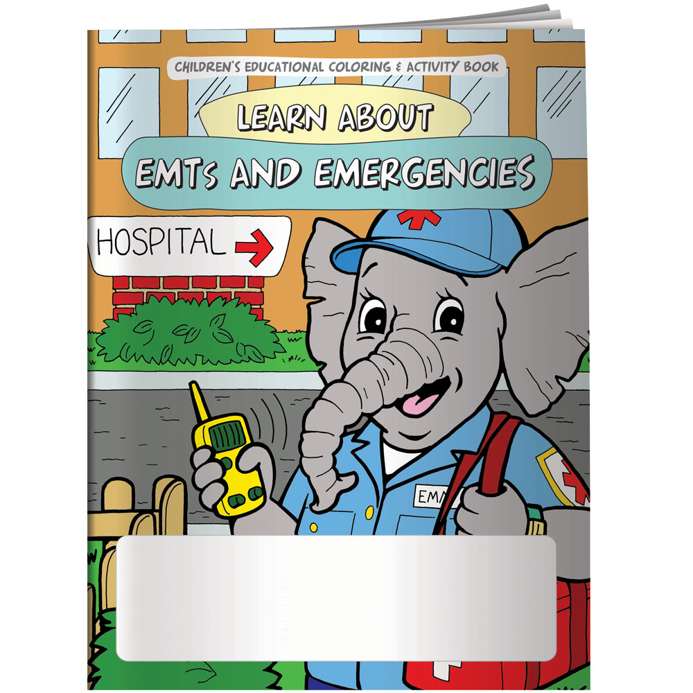 Product Photo 1 EMTs and Emergencies Coloring & Activity Book, Stock