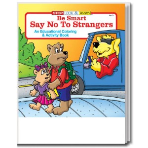 Be Smart, Say No to Strangers Coloring & Activity Book, Stock - CLB710