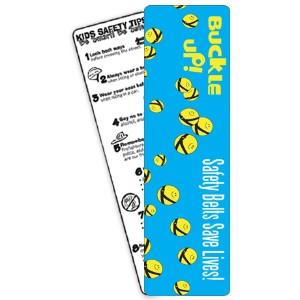 Safety Belts Save Lives Bookmark, Stock - BK1600