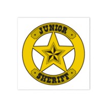 Junior Sheriff Temporary Tattoo, Stock