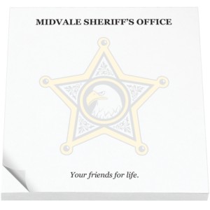 Your Friends For Life, 25 Sheet Sticky Pad - SPE100