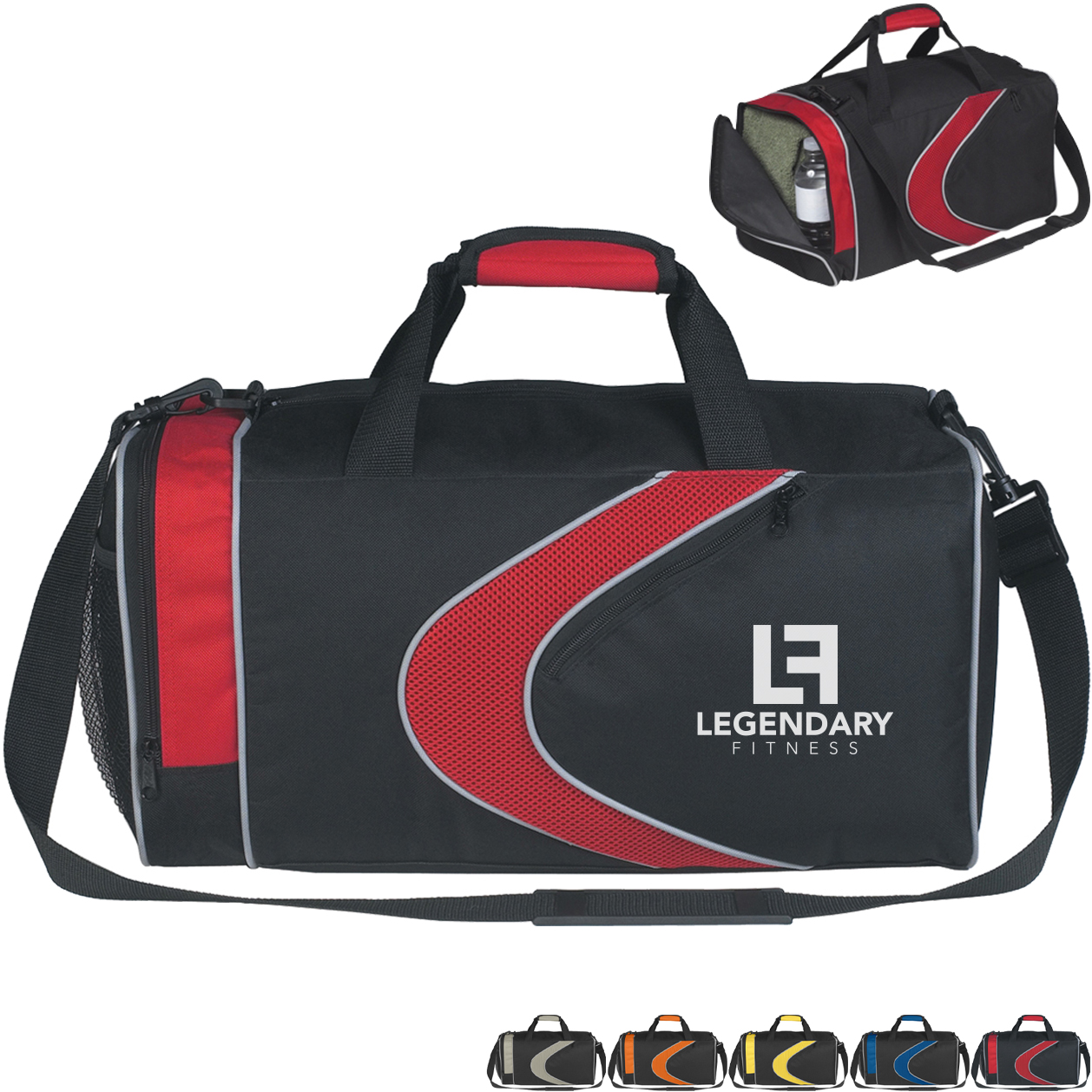 Product Photo 1 Sporty 600D Polyester Duffel Bag, 19"