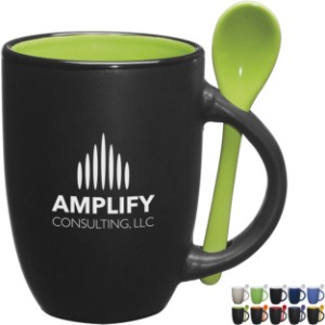 Ceramic Mug & Spoon Set, 12oz. - HT2160