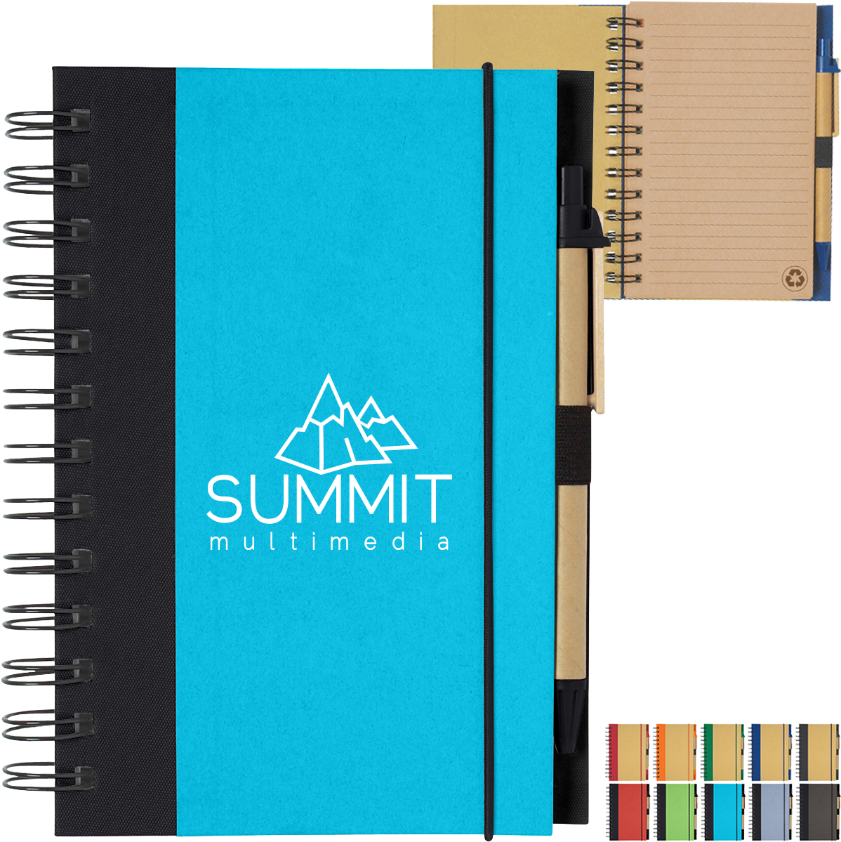 Product Photo 1 Eco-Friendly Spiral Notebook & Pen, 5-1/2" x 7"