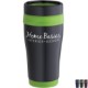 Stainless Black Tumbler with Color Liner, 16oz.
