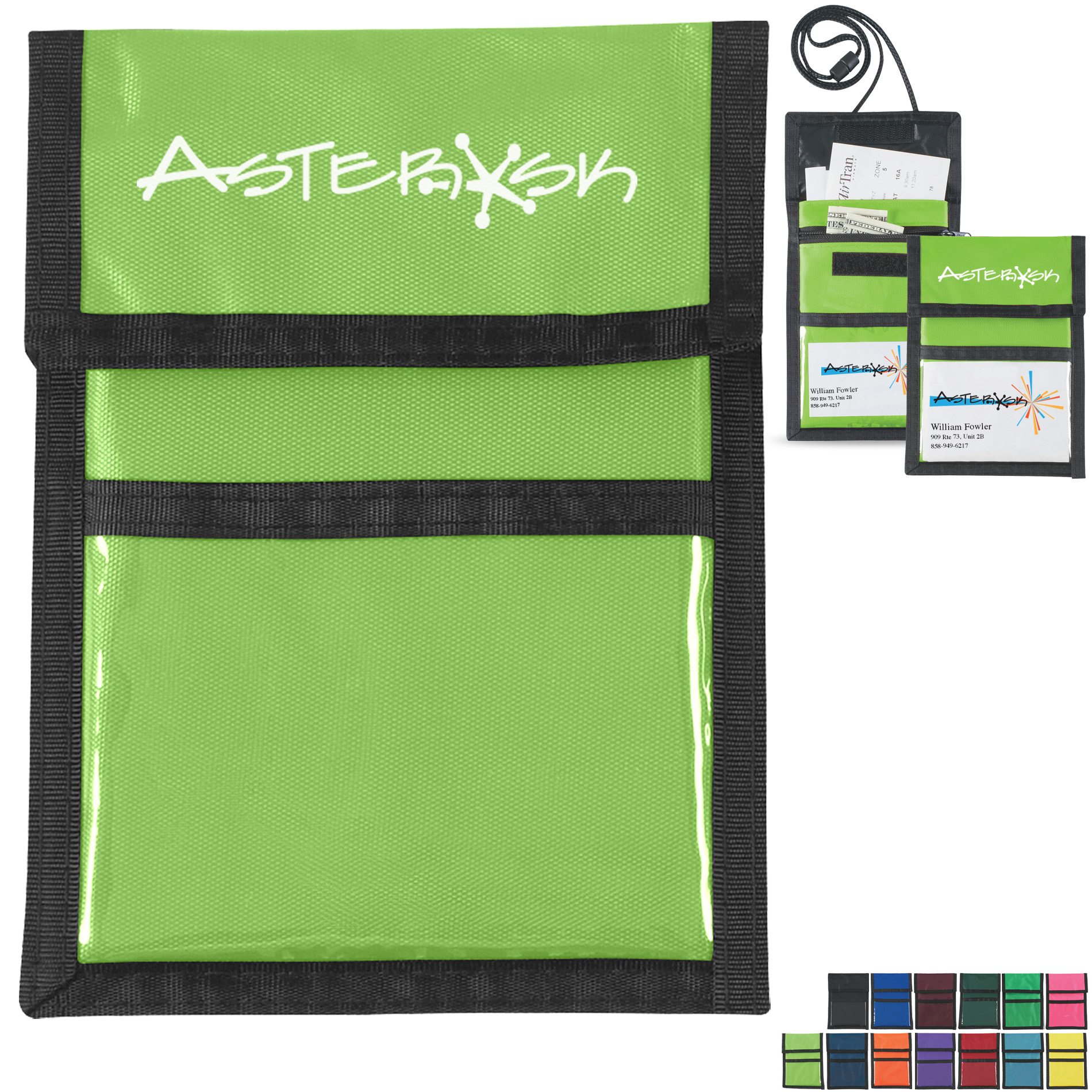 Product Photo 1 Nylon Neck Wallet Badge Holder