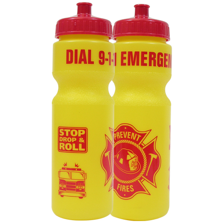 Product Photo 1 Dial 9-1-1 Emergency Bike Bottle 28oz., Stock