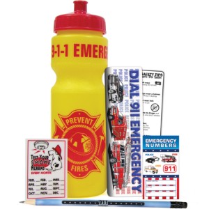Fire Prevention 28oz. Sport Bottle Kit, Stock - BBT300